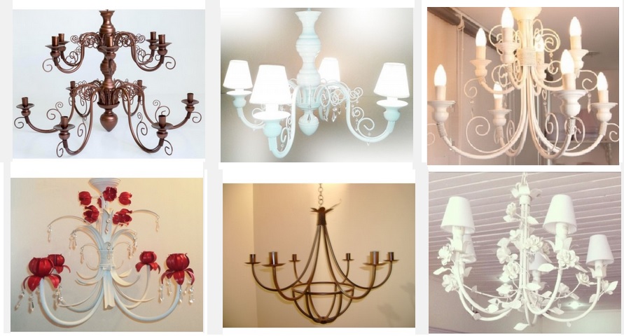 lustre em ferro