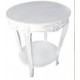 Mesa Oval com Prateleira 