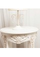 Mesa Oval com Prateleira 