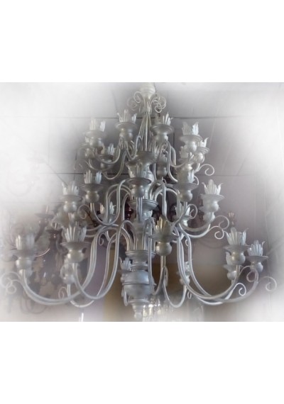 Lustre 18 lampadas com 3 andares