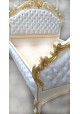 Cama estofada capitonê realeza