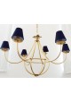 Lustre pendente dourado