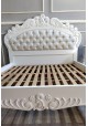 Cama estofada capitonês realeza