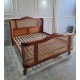   Cama King peseira alta palhinha