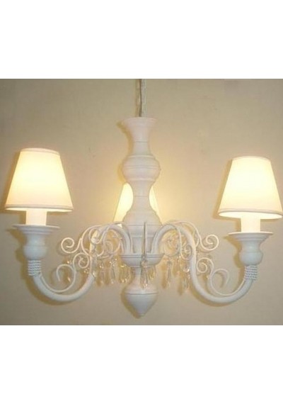 Lustre infantil com arabescos 3 lampadas