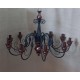 Lustre Trento clássico com 10 lâmpadas
