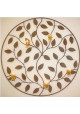 Mandala de ferro com velas