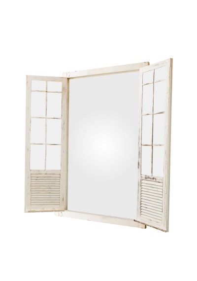 Quadro de janela com espelho